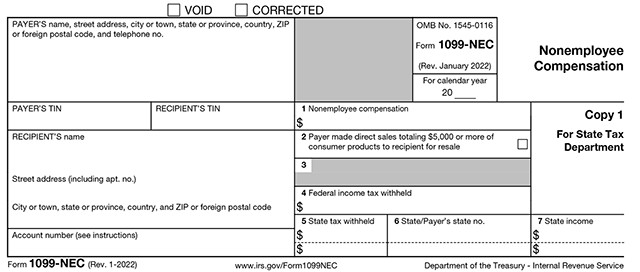 Form 1099-NEC art