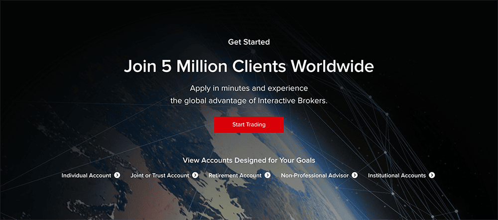 9 Best Online Stock Brokers for Beginners 32 Interactive Brokers homepage.