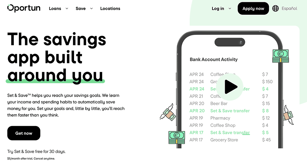 The 12 Best Budgeting Apps We've Reviewed 20 oportun savings page.