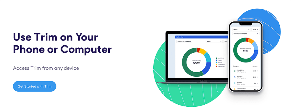 The 12 Best Budgeting Apps We've Reviewed 30 trim signup page.