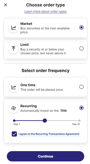 Plynk Review: Great for All Investors, Easy on Beginners 9 A screenshot of plynk's automatic investing feature.