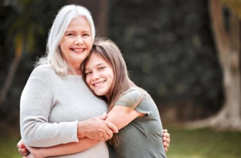 senior parent teen daughter social security