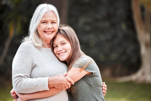 senior parent teen daughter social security