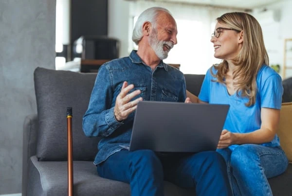 medigap basics senior nurse laptop