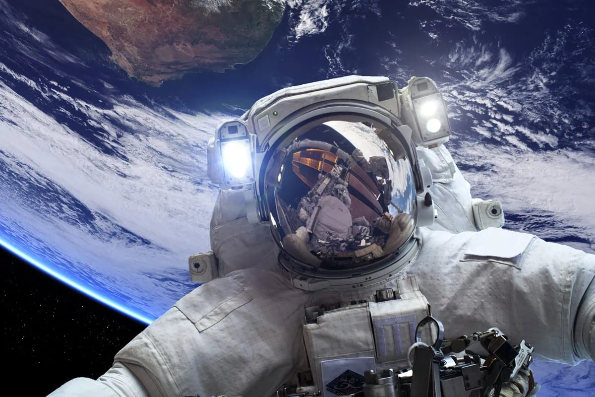 9 Space ETFs for the Next Frontier of Investing 6 Close-up of an astronaut in space.