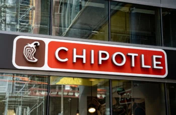 A Chipotle Mexican Grill sign.
