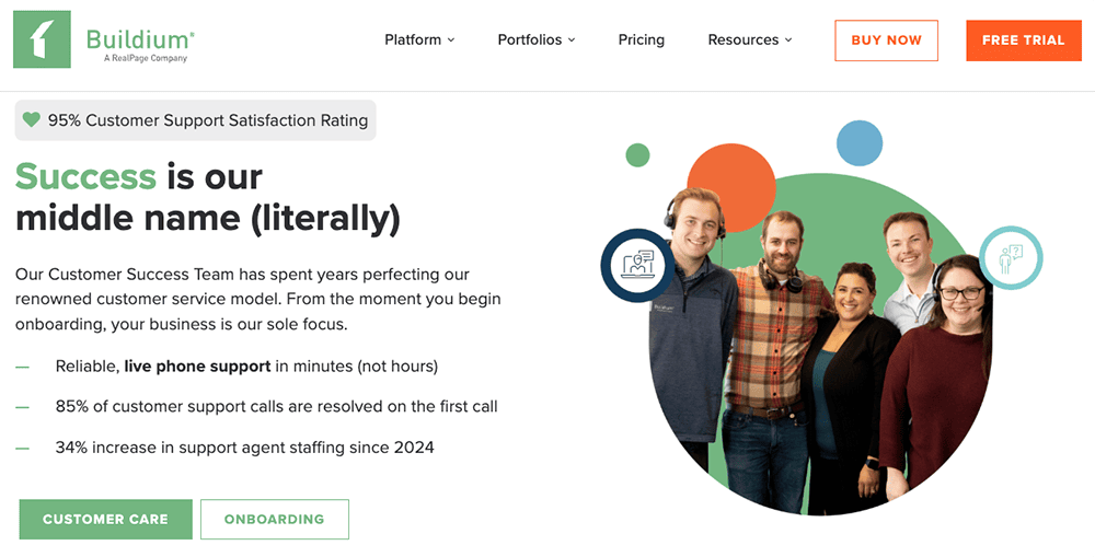 11 Best Apps for Landlords to Manage Property Effectively 14 Buildium homepage.
