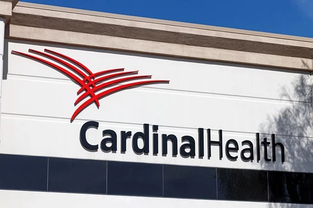 The 10 Best-Rated Dividend Aristocrats Right Now 19 The front of a Cardinal Health office.
