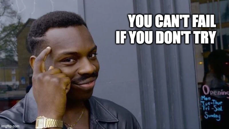 The 16 Best ETFs to Buy for the Rest of 2026 2 the smart thinking meme and it says you can't fail if you don't try.