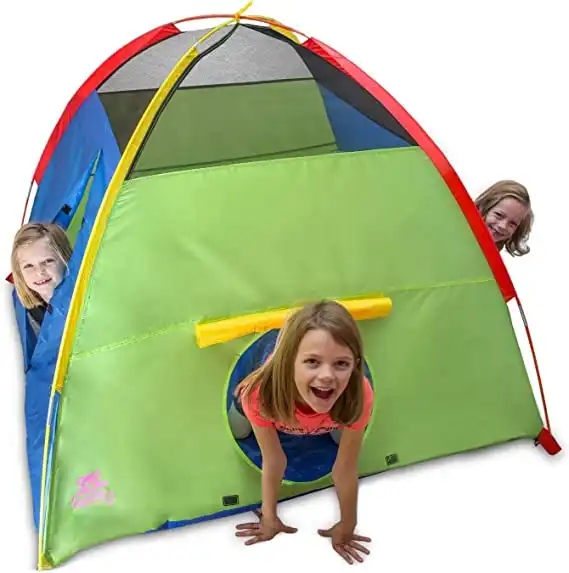 Kiddey Kids Play Tent & Playhouse – Indoor/Outdoor Camping Tent for Boys & Girls