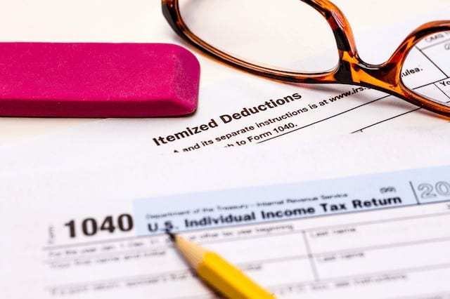 Standard Deduction itemized deductions form