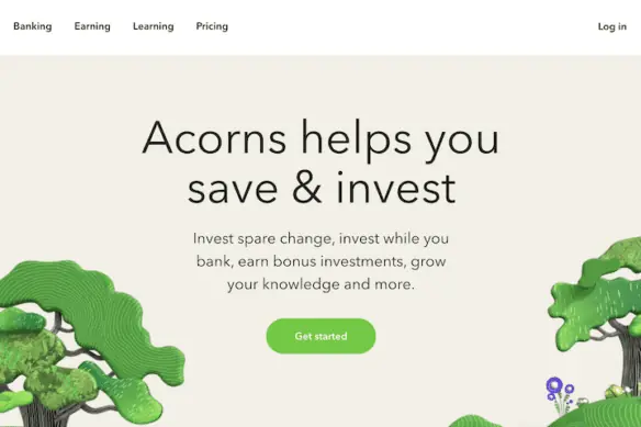 acorns signup