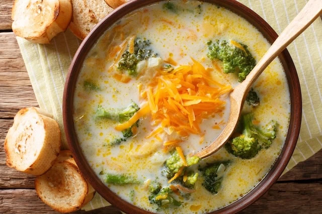 aldo broccoli cheese soup food 640