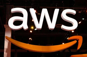 Large amazon web services (AWS) sign.