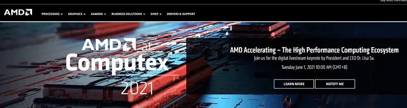 amd homepage