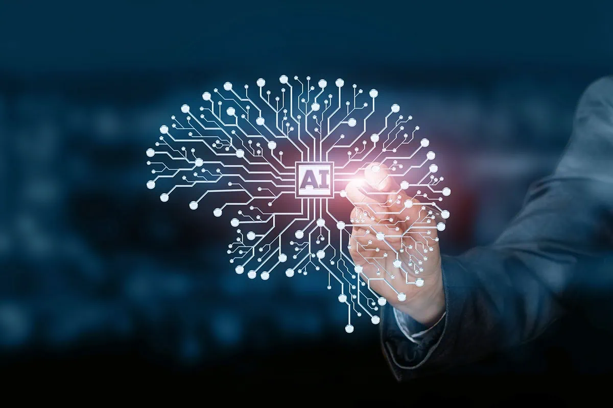 2026 Second-Half Market Outlook: Stocks, Rates + More 11 a wireframe brain that says a i inside of it.