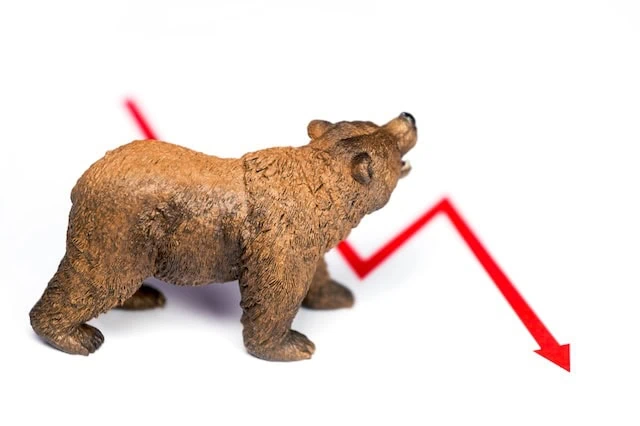 bear stock market volatility down graph 640