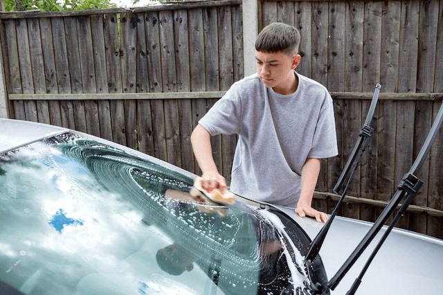 best jobs 15 year olds teen washing car