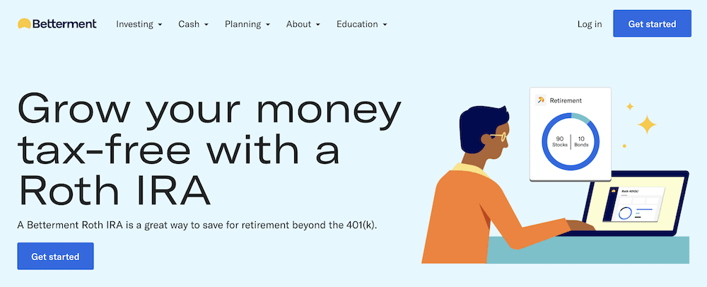 betterment roth ira signup