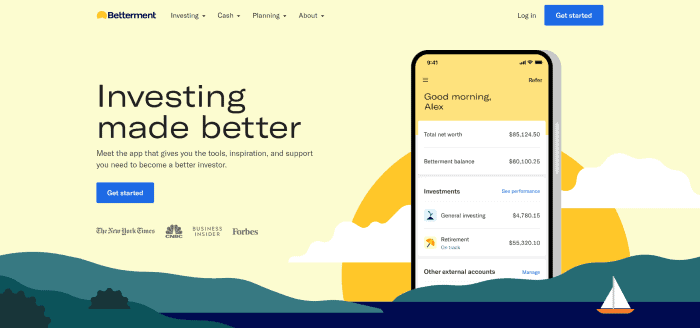 betterment sign up