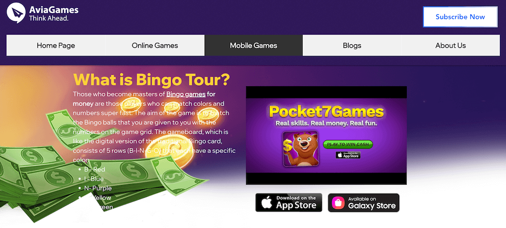 Bingo Tour signup