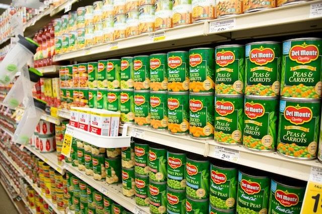 canned food grocery bulk