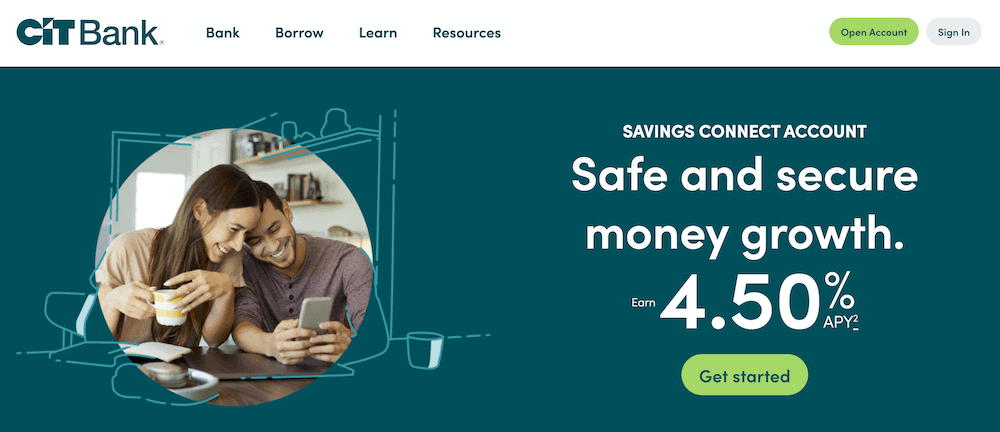 cit bank savings connect signup