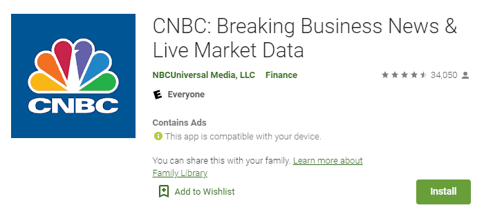 cnbc breaking business news app