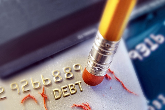 erase credit card debt