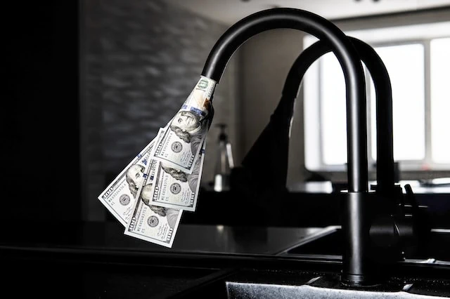 drip pricing money leak tap faucet