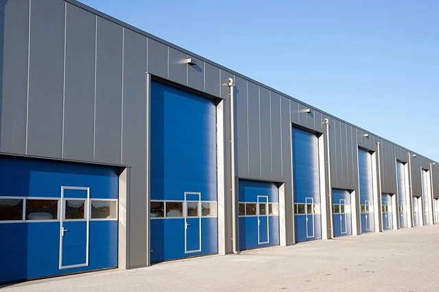 an industrial warehouse and distribution center.