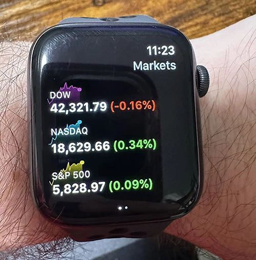 etrade apple watch