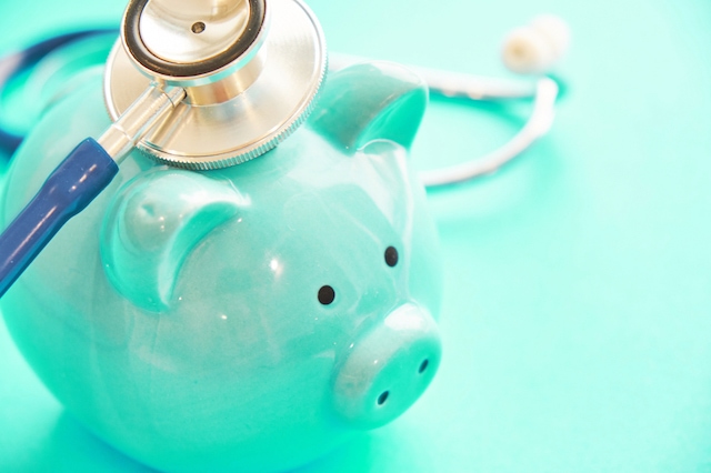 health savings account green piggy bank