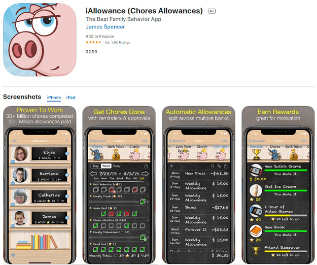 iallowance app store