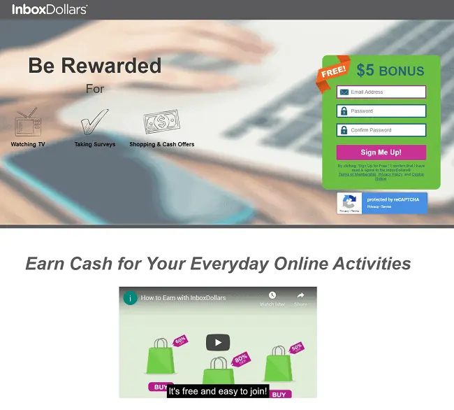 inboxdollars sign up