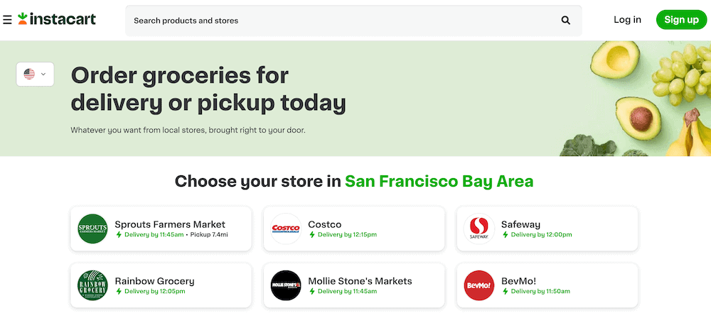 Instacart signup