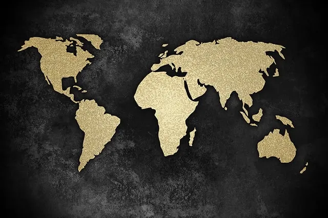 7 Best Fidelity Funds to Hold in an HSA 10 a map of the world in black and gold.
