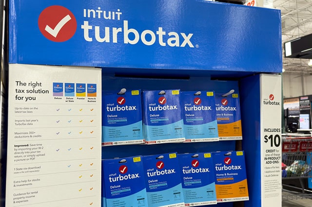 intuit turbotax tax preparation software