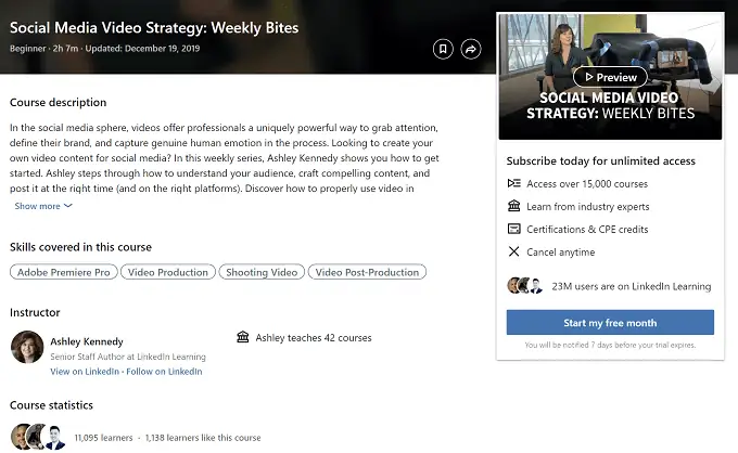 social media selling strategy course