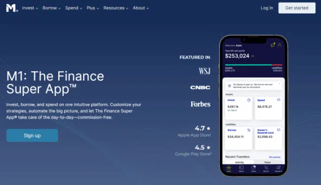 m1 finance sign up