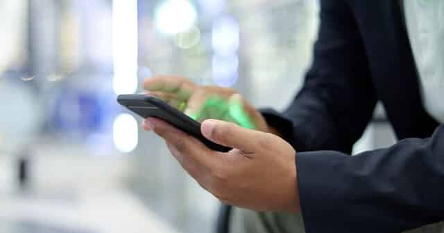 businessman on phone