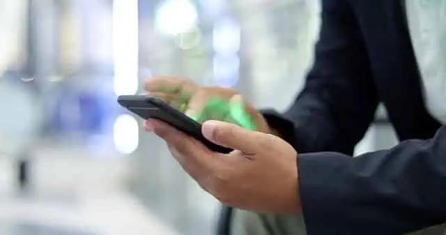 businessman on phone