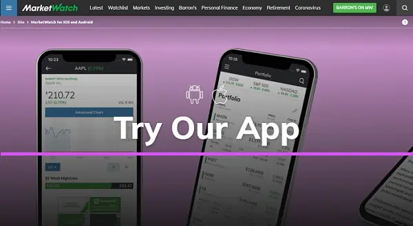 marketwatch app