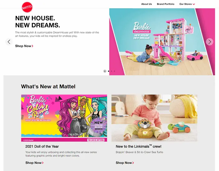 mattel home page