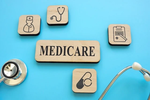 medicare coverage wooden blocks