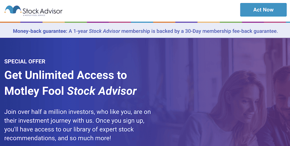 motley fool stock advisor signup no price