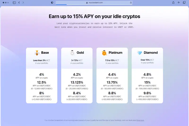 myconstant memberships