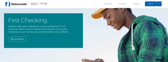 nationwide first checking sign up