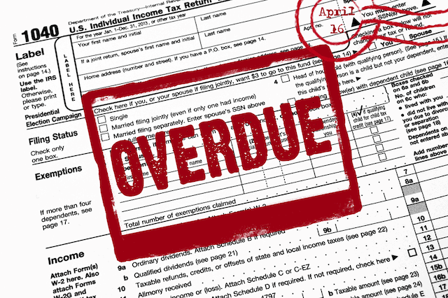 penalty failure overdue tax