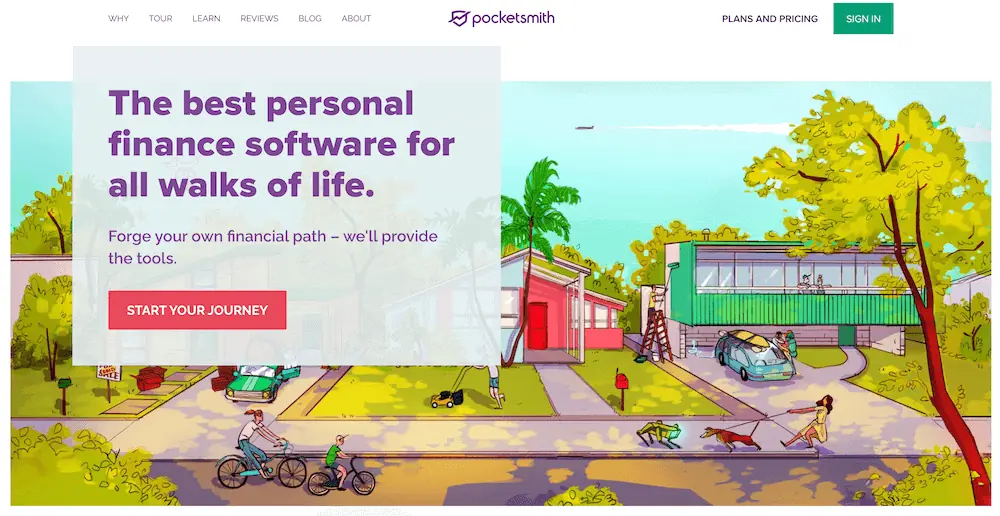 PocketSmith signup new